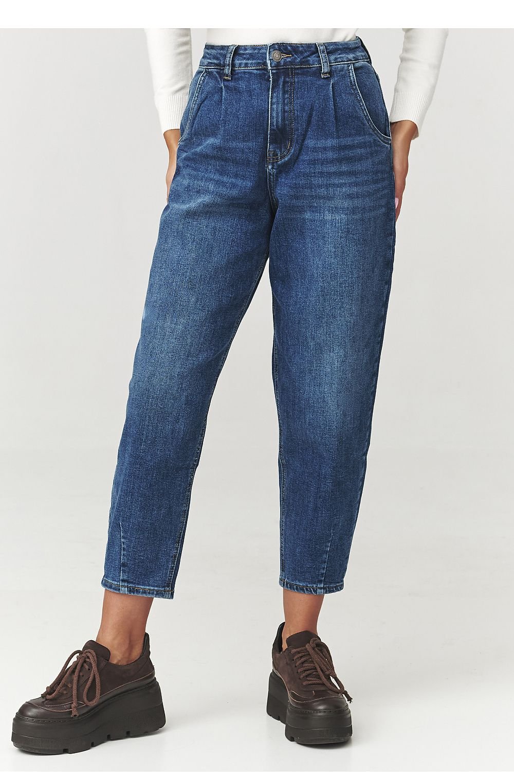 Jeans model 219723 Makadamia - ELEMODA