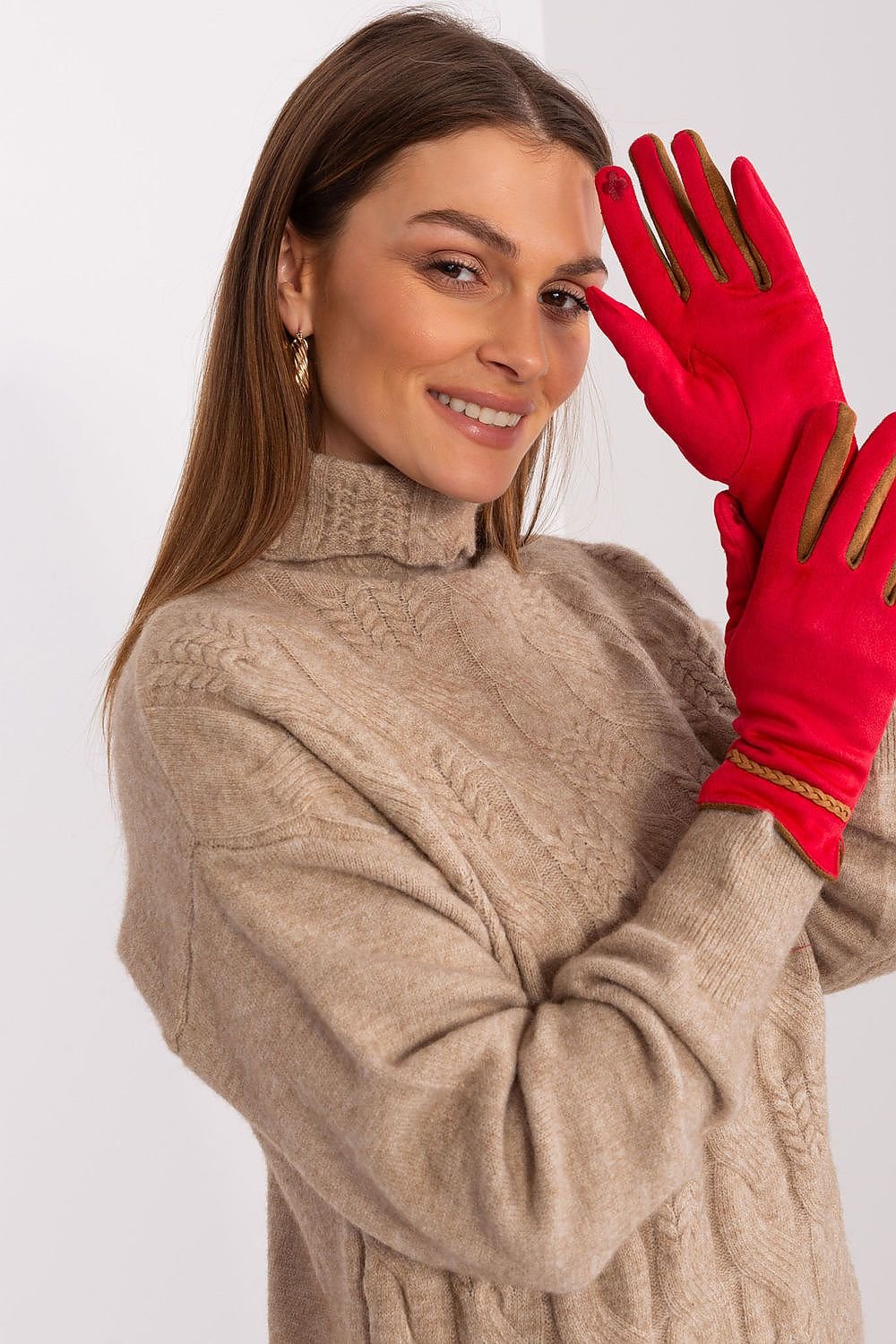 Gloves model 188835 AT - ELEMODA