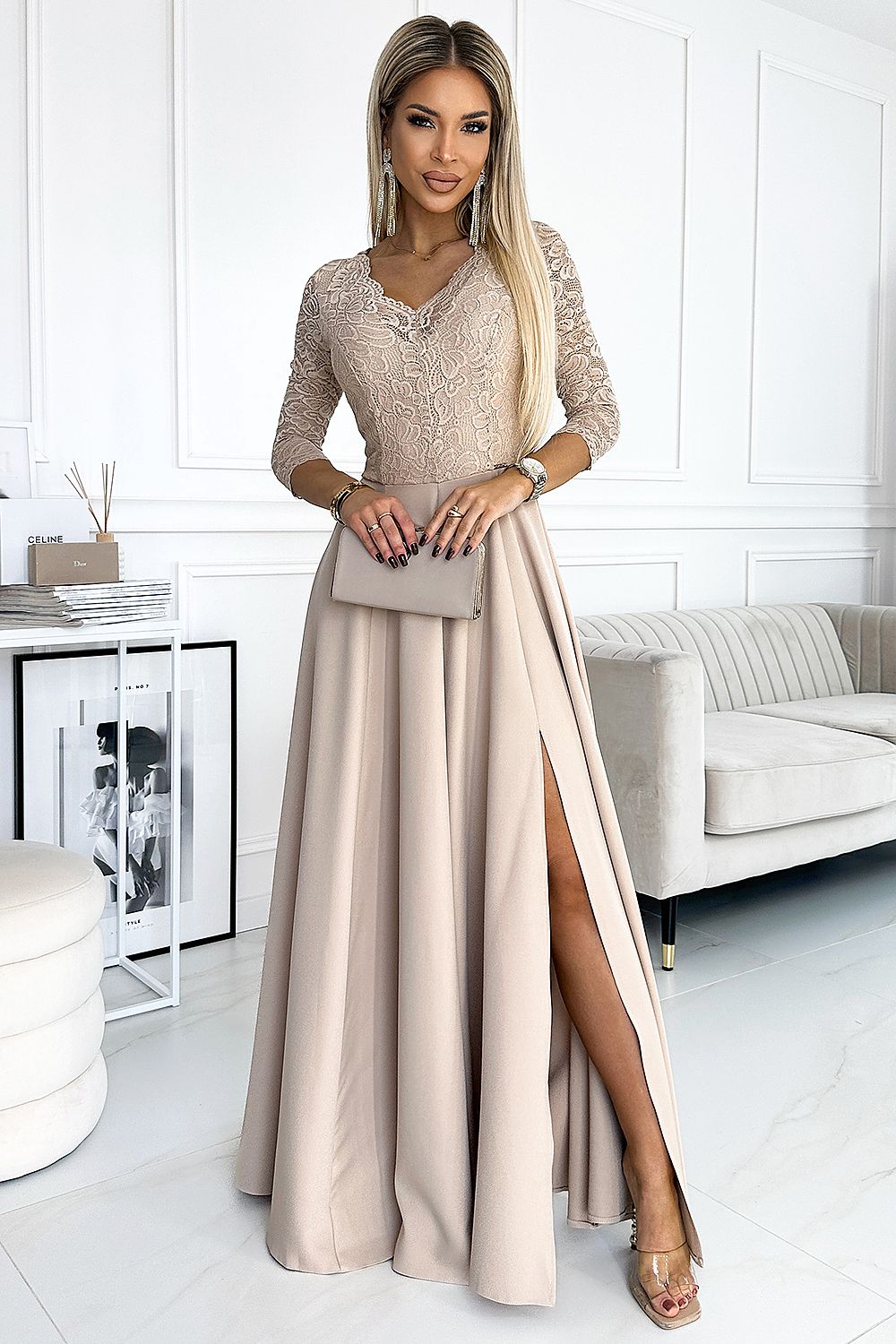 Long dress model 145154 Numoco - ELEMODA
