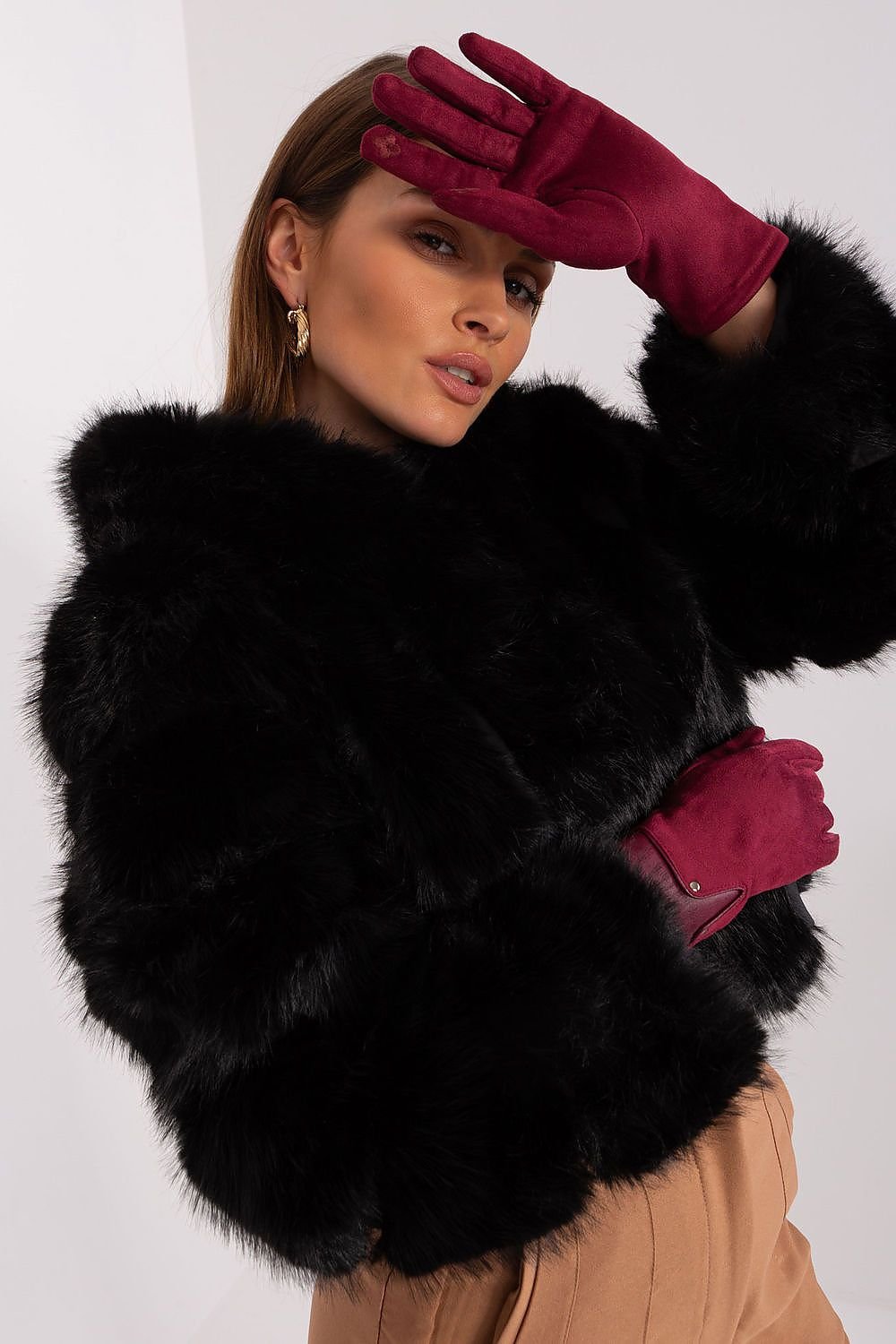 Gloves model 188289 AT - ELEMODA