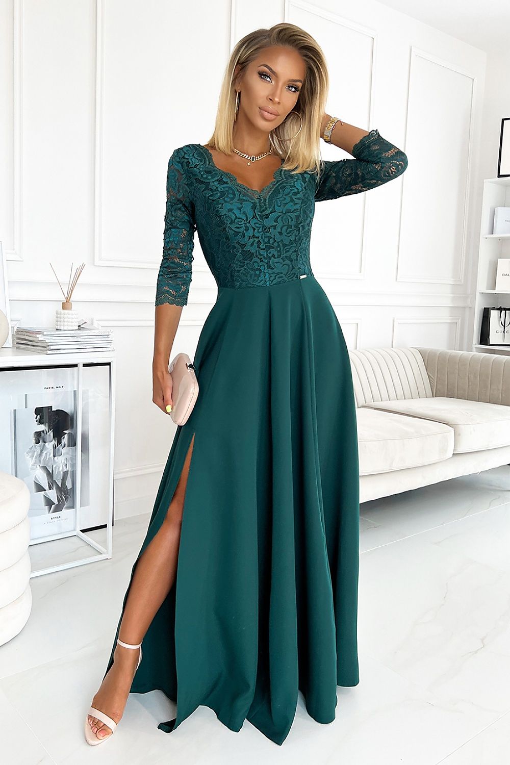 Long dress model 145154 Numoco - ELEMODA