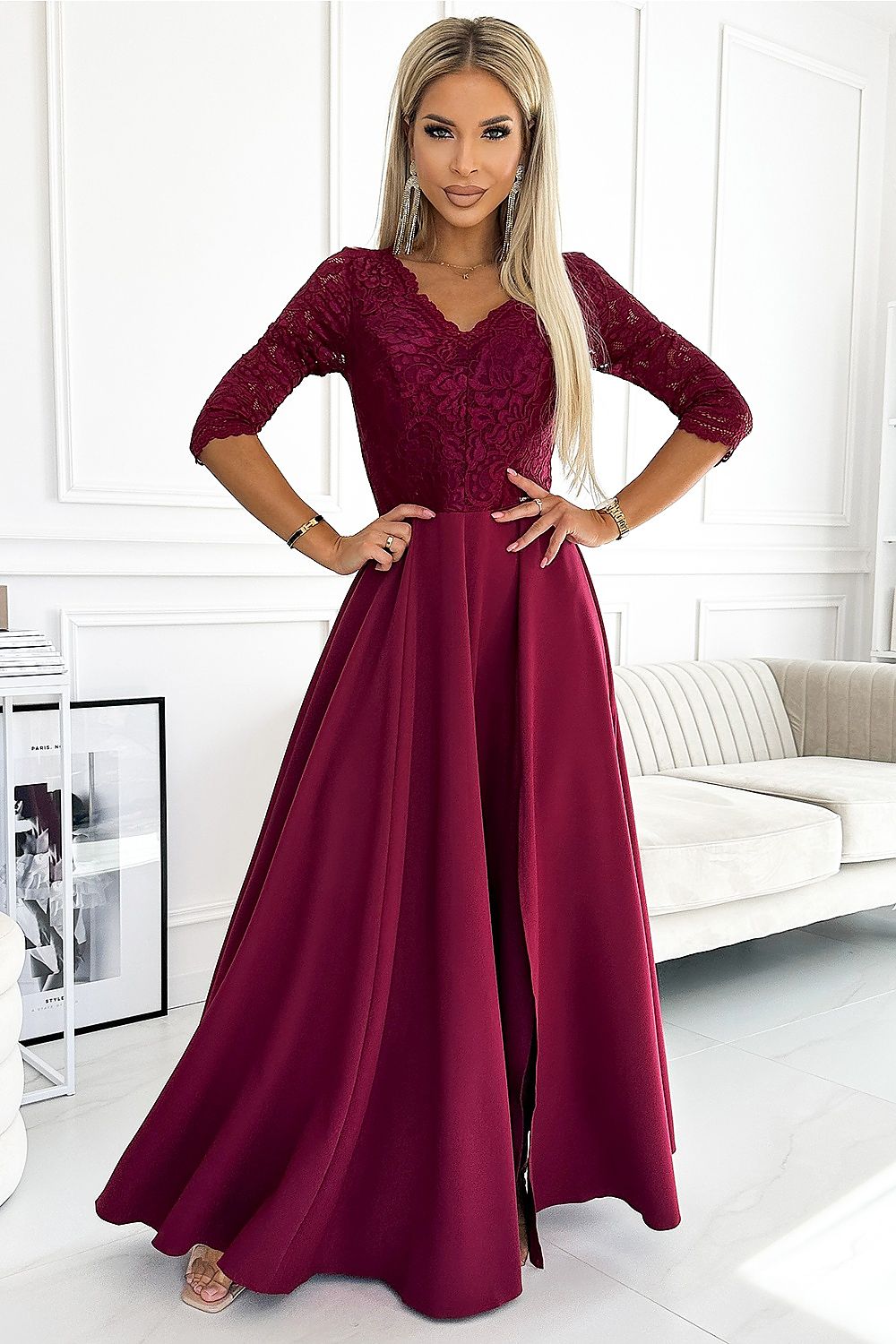 Long dress model 145154 Numoco - ELEMODA
