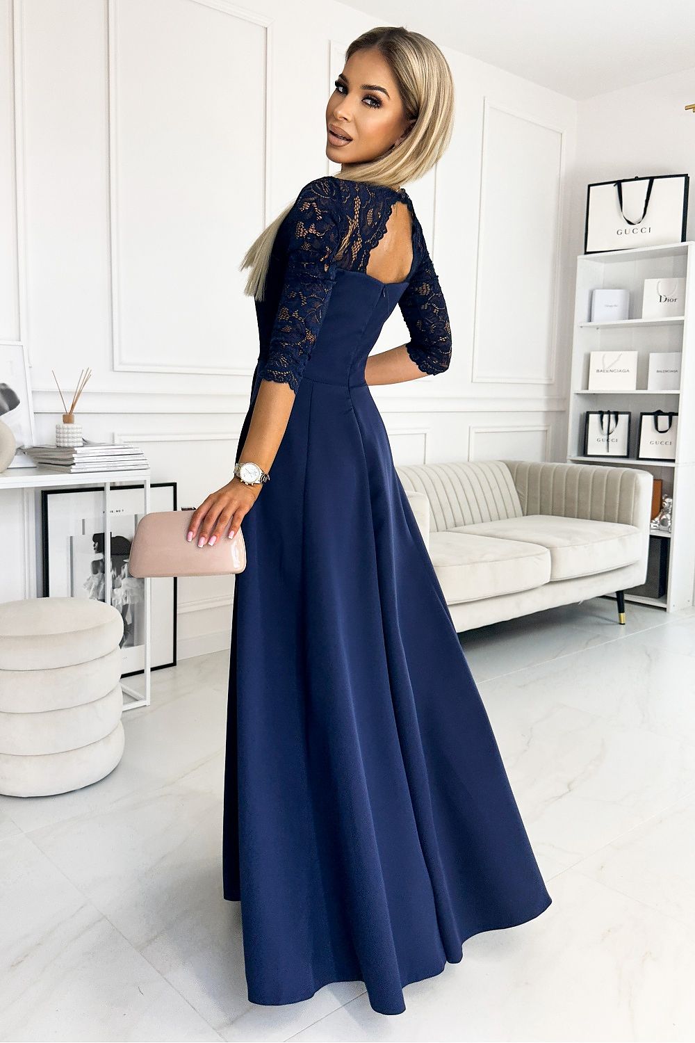 Long dress model 145154 Numoco - ELEMODA
