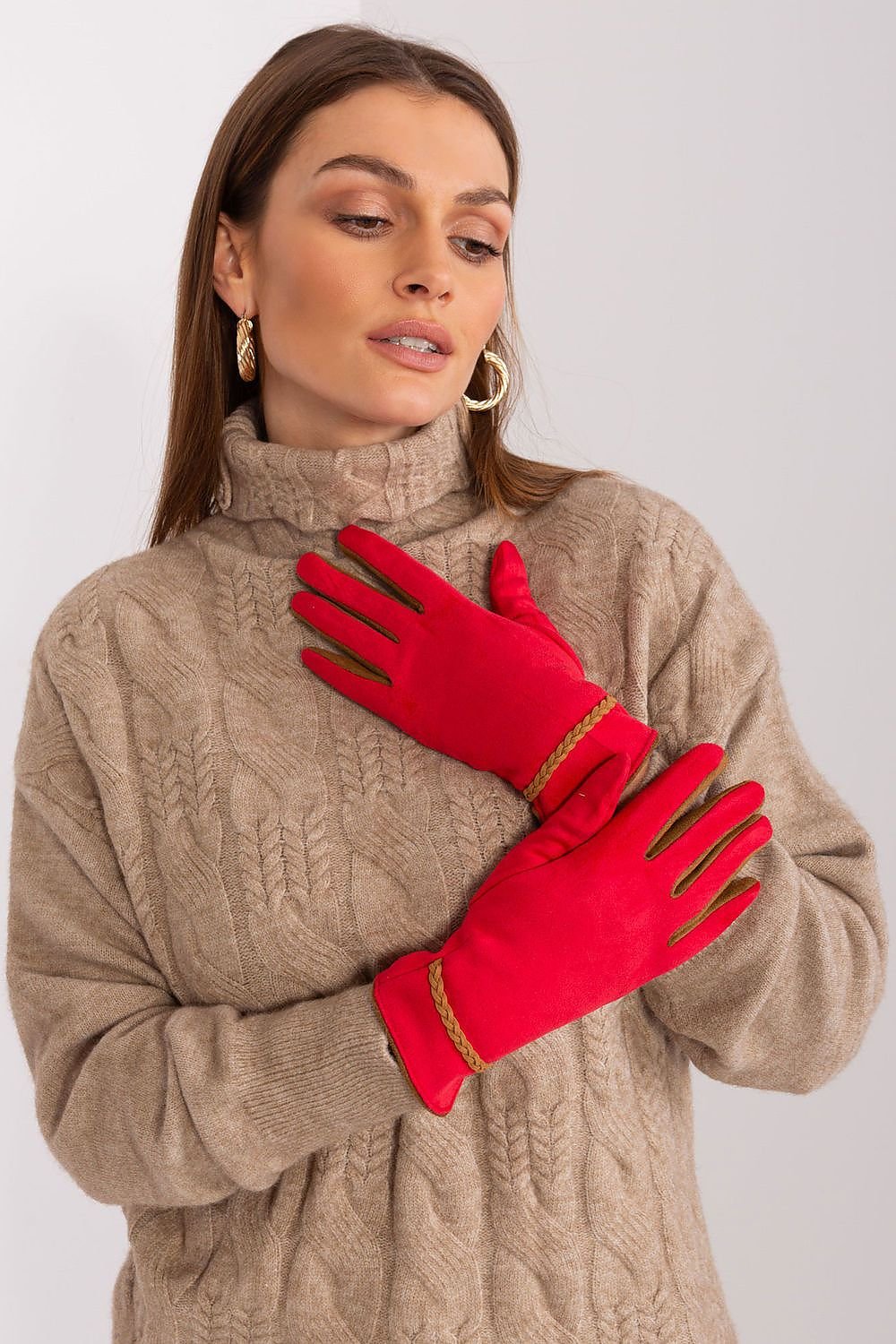 Gloves model 188835 AT - ELEMODA