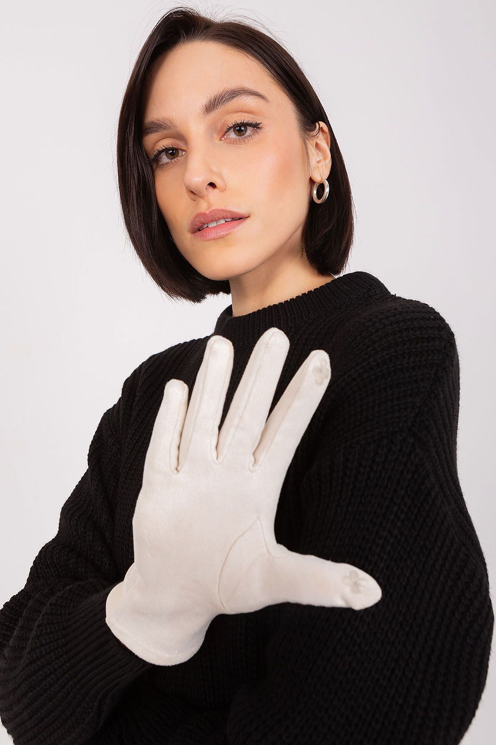 Gloves model 188289 AT - ELEMODA
