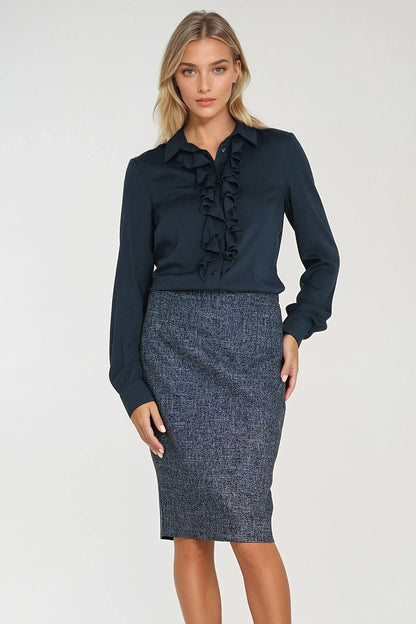 Long sleeve shirt model 218898 Nife - ELEMODA