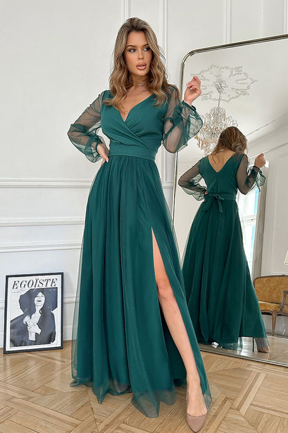 Long dress model 203762 Bicotone - ELEMODA