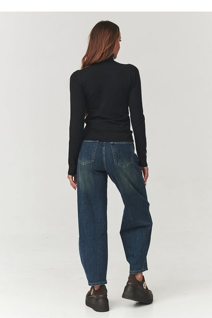 Turtleneck model 219739 Makadamia - ELEMODA