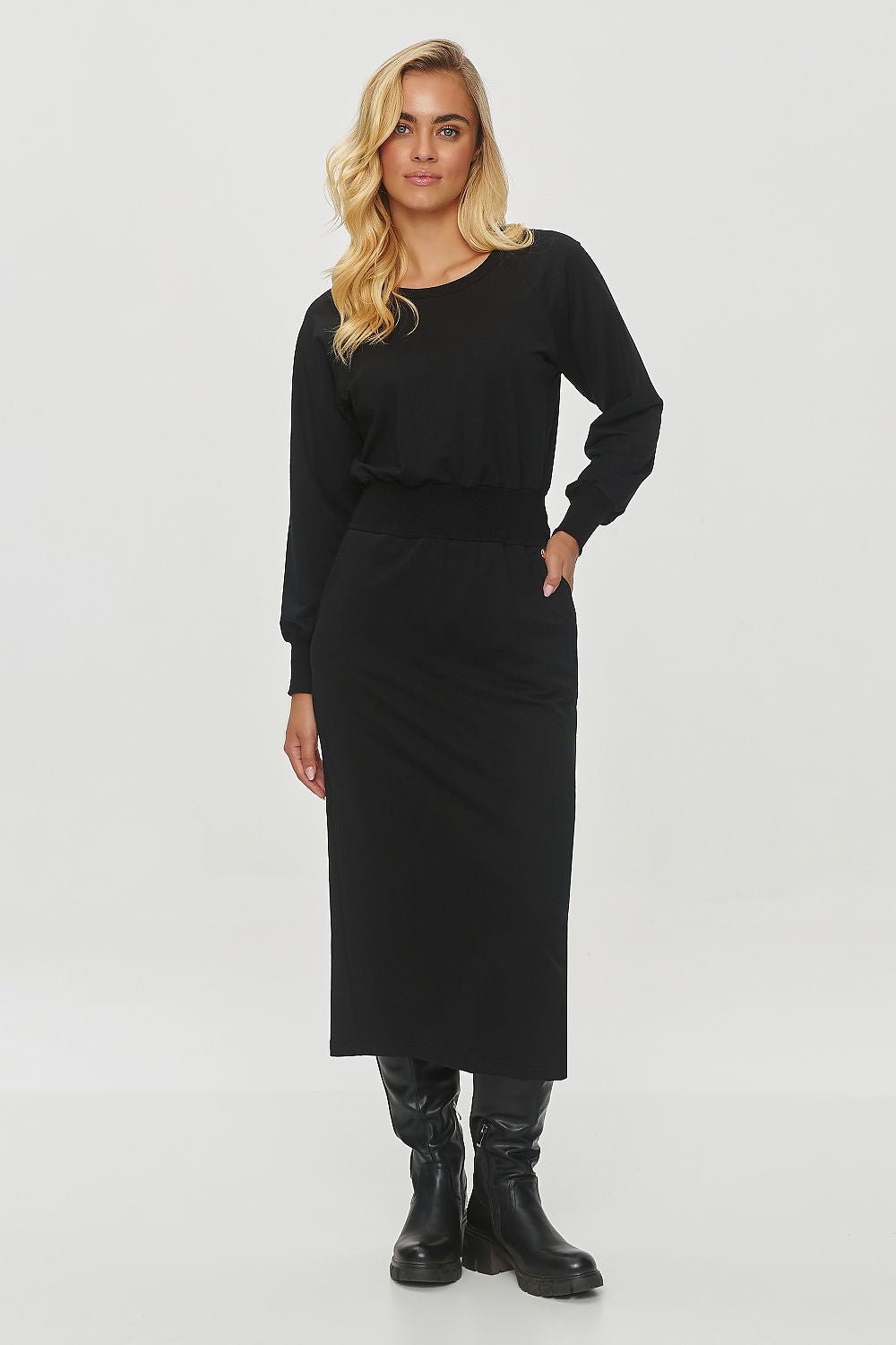 Daydress model 200040 Makadamia - ELEMODA