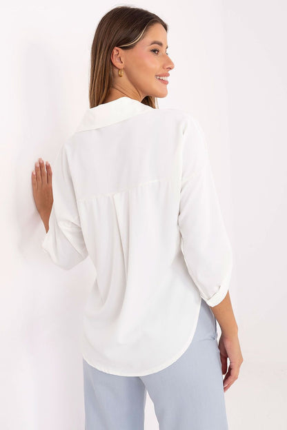 Long sleeve shirt model 219049 Rue Paris - ELEMODA
