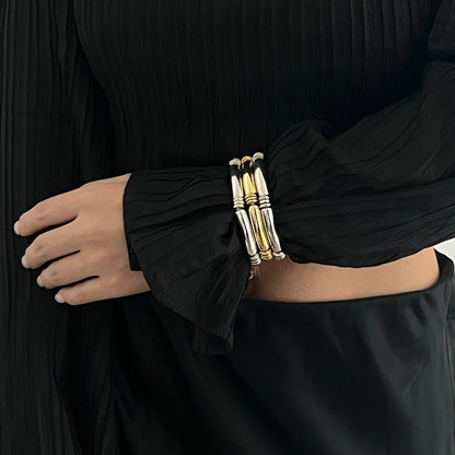 Light luxury ins style beaded bamboo bracelet - ELEMODA