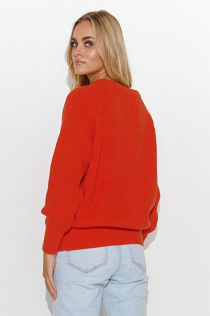 Jumper model 184780 Makadamia - ELEMODA