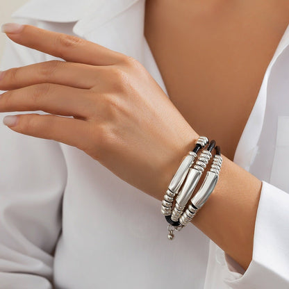 Light luxury ins style beaded bamboo bracelet - ELEMODA