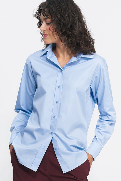 Long sleeve shirt model 184603 Nife - ELEMODA