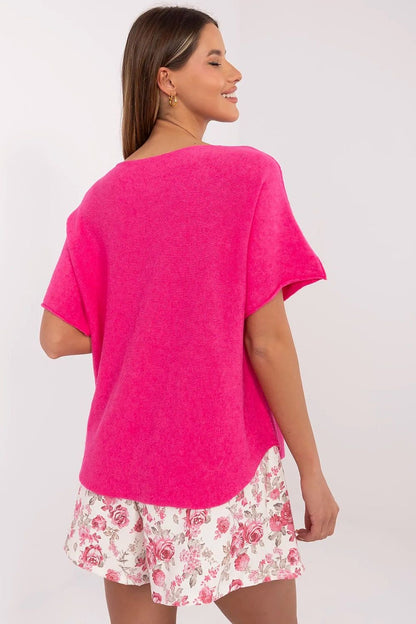 Short sleeve sweater model 209991 Italy Moda - ELEMODA