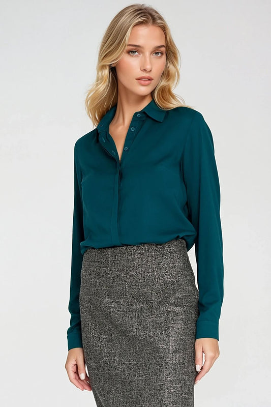 Long sleeve shirt model 217577 Nife - ELEMODA