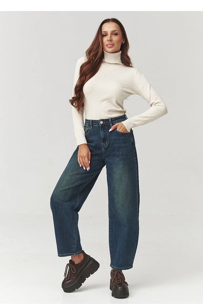 Turtleneck model 219739 Makadamia - ELEMODA