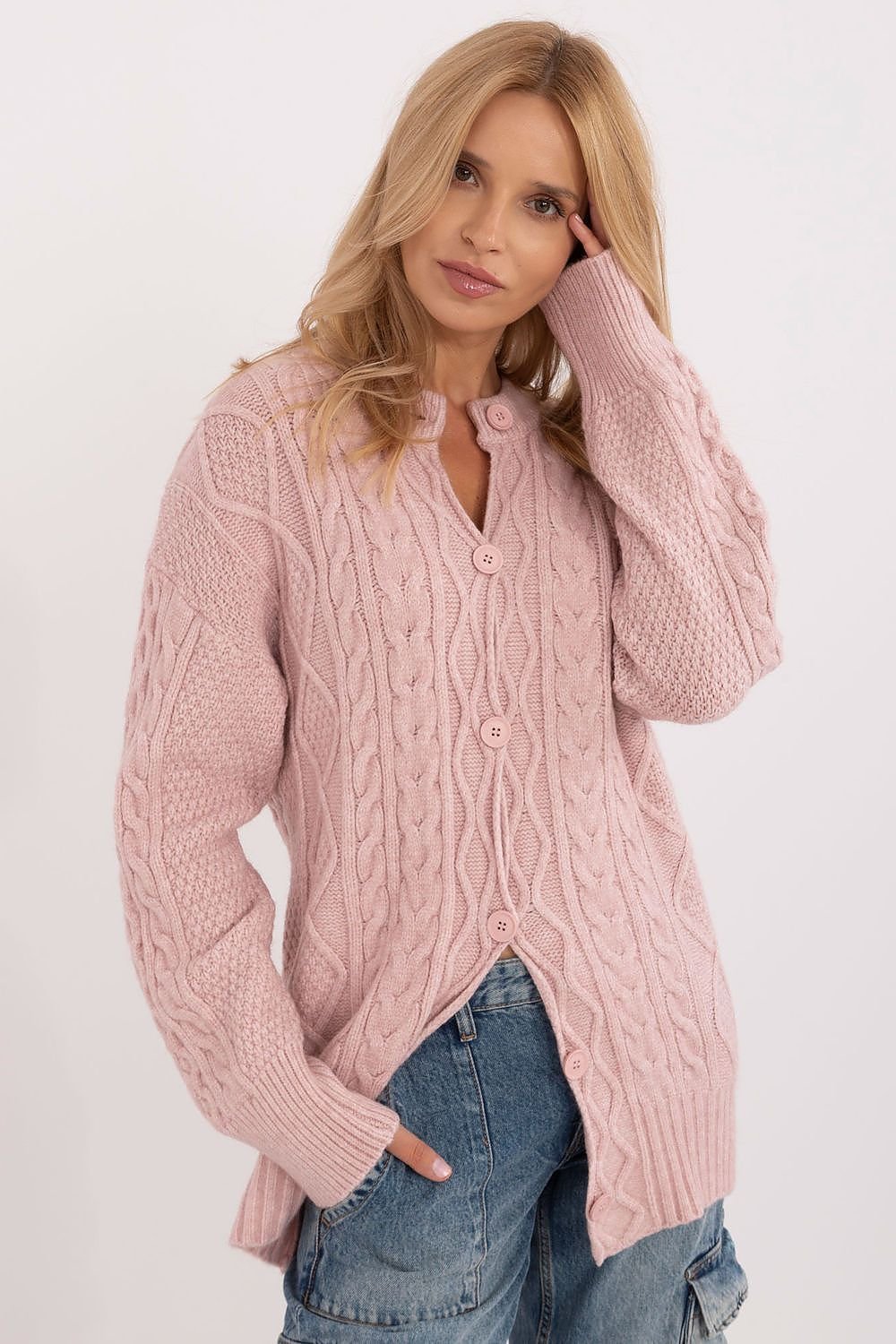 Cardigan model 199542 AT - ELEMODA