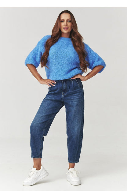 Jumper model 219717 Makadamia - ELEMODA
