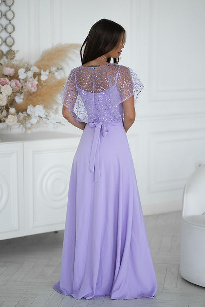Long dress model 219685 Bicotone - ELEMODA
