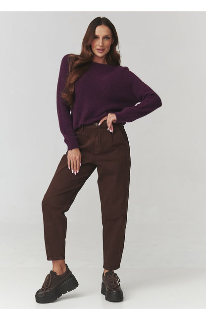 Jumper model 220787 Makadamia - ELEMODA