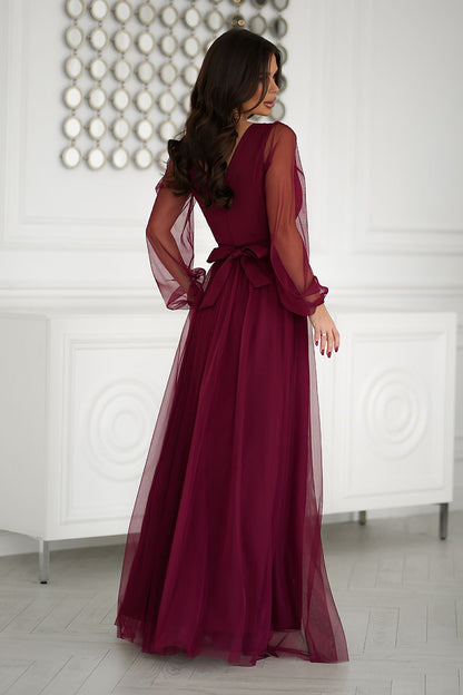 Long dress model 203762 Bicotone - ELEMODA