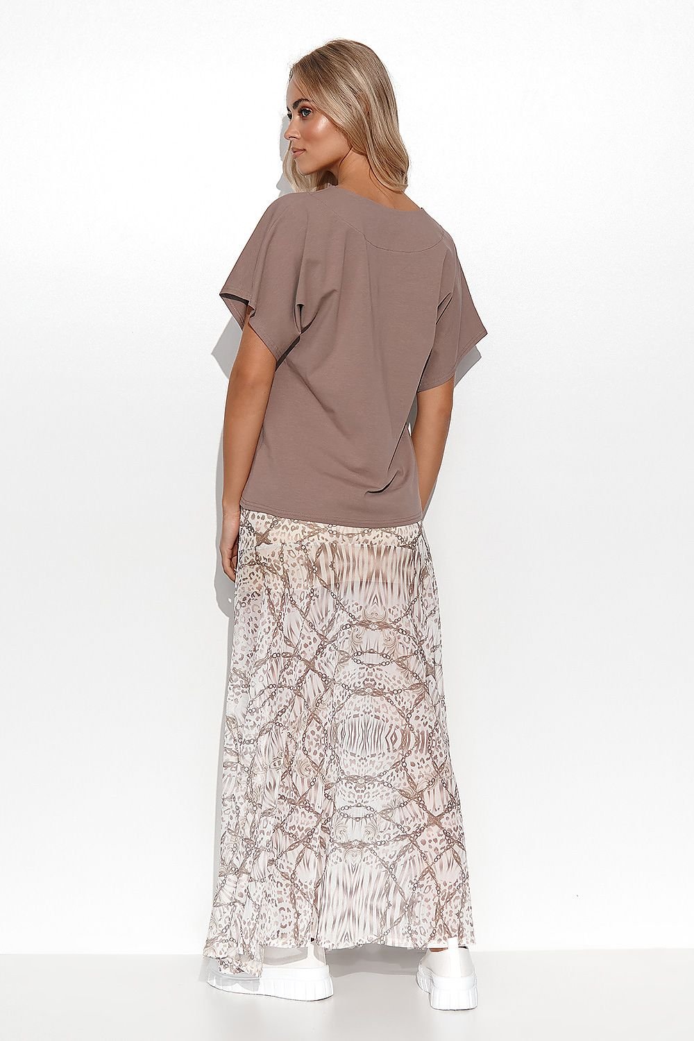 Blouse model 178562 Makadamia - ELEMODA