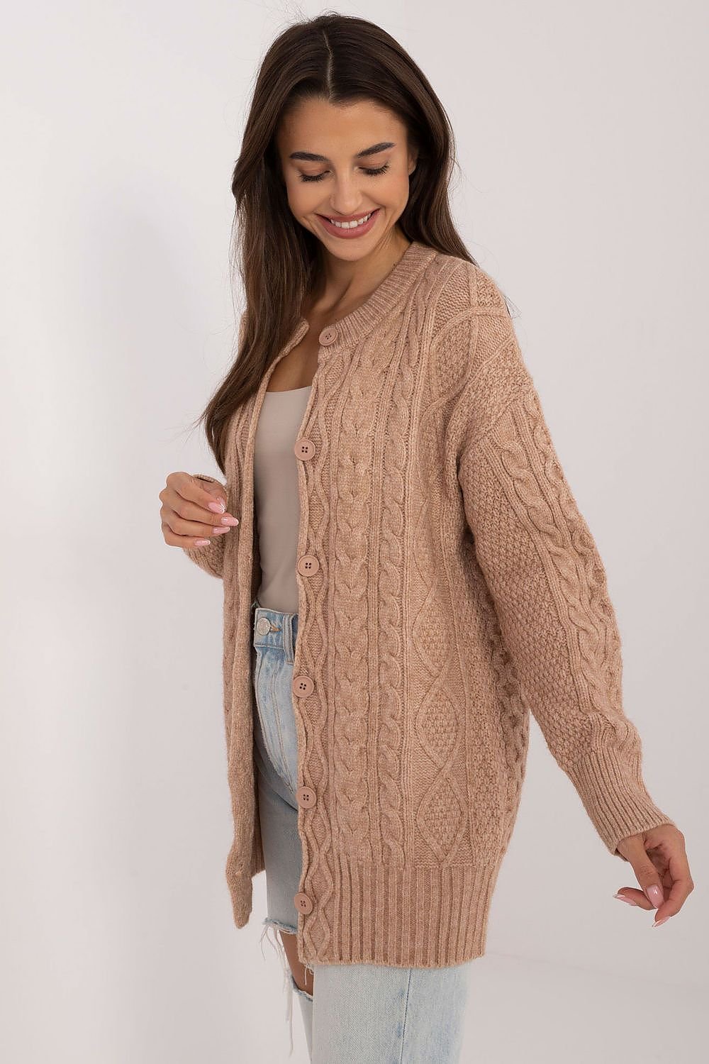 Cardigan model 199542 AT - ELEMODA