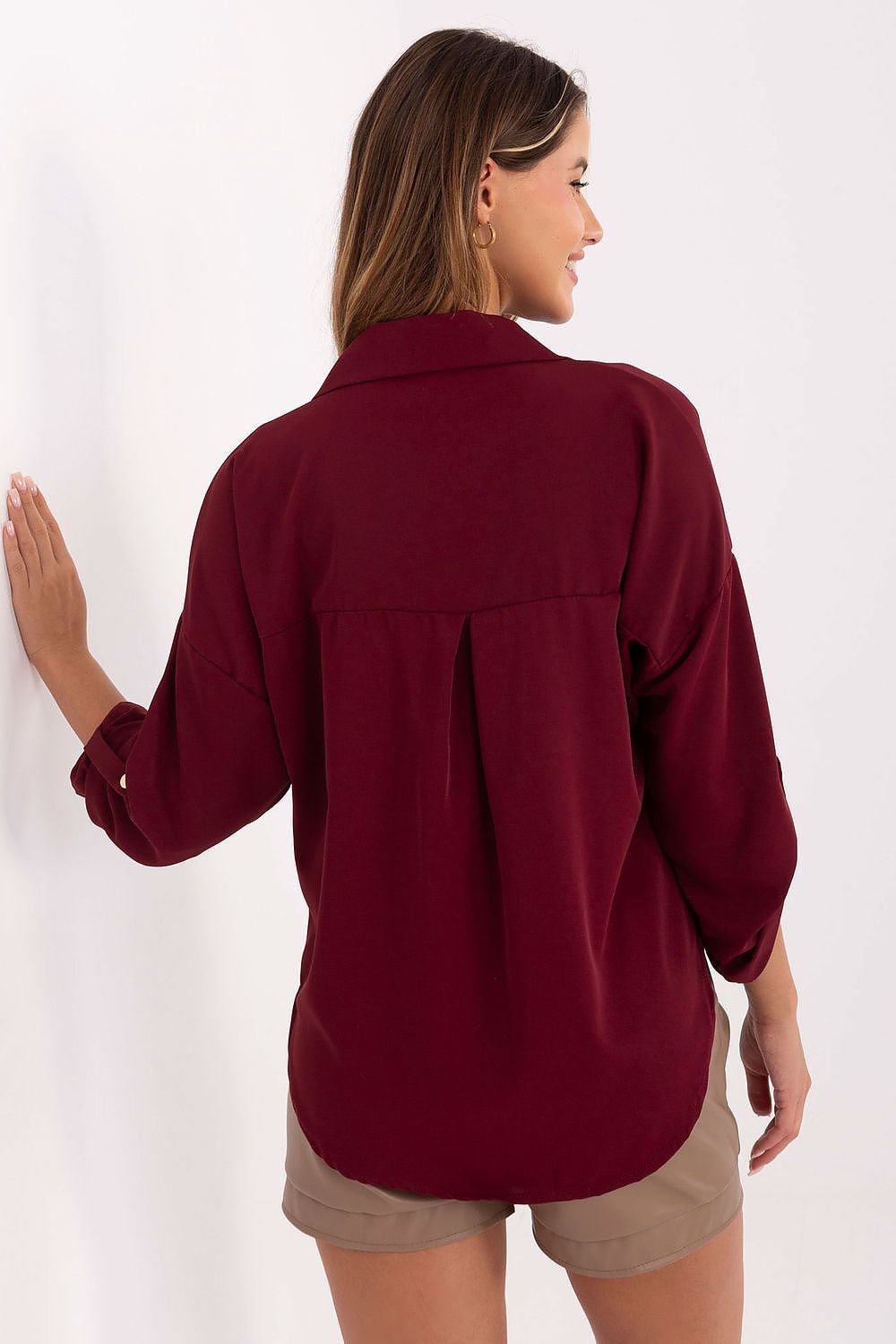 Long sleeve shirt model 219049 Rue Paris - ELEMODA