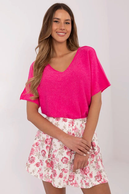 Short sleeve sweater model 209991 Italy Moda - ELEMODA