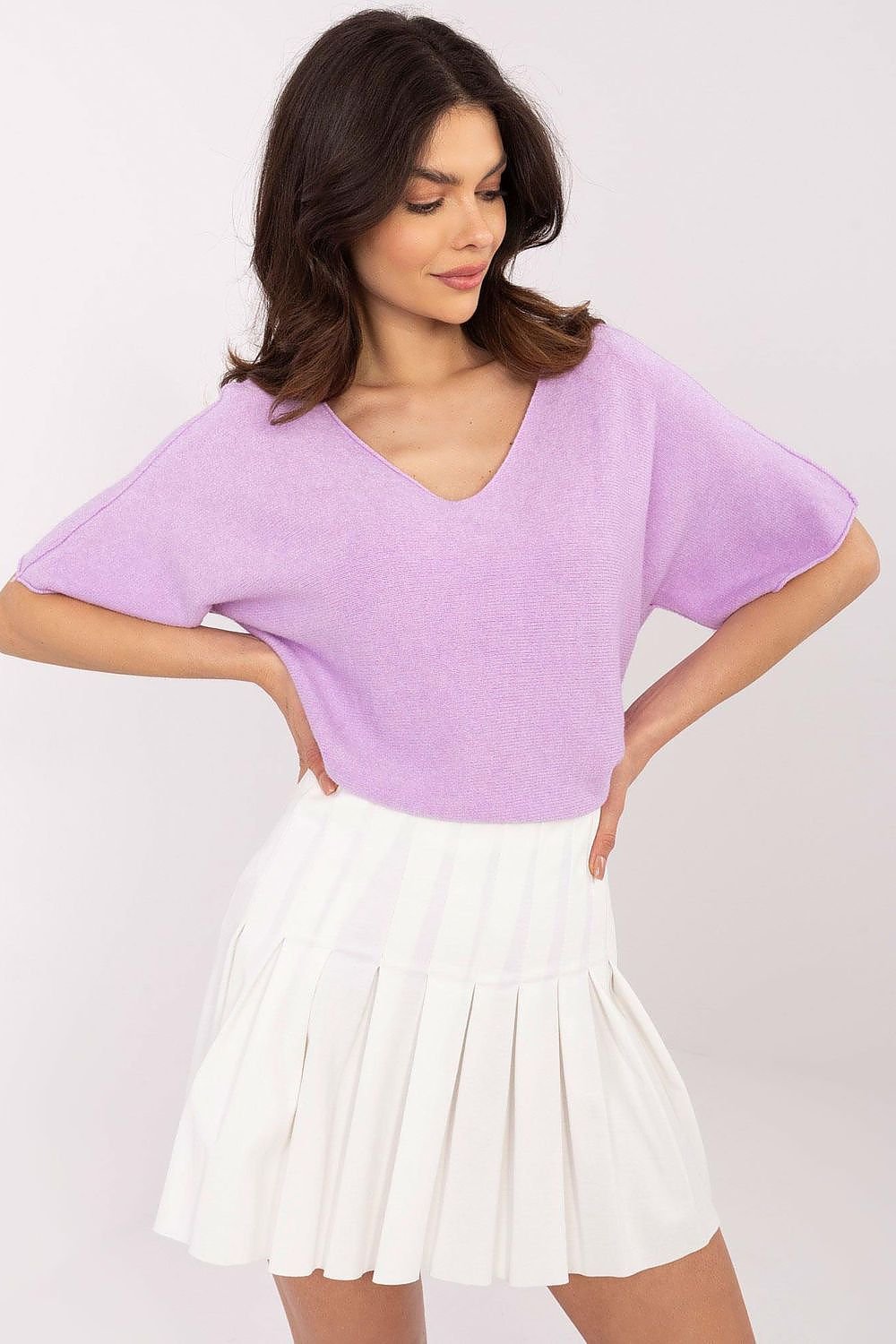 Short sleeve sweater model 209991 Italy Moda - ELEMODA