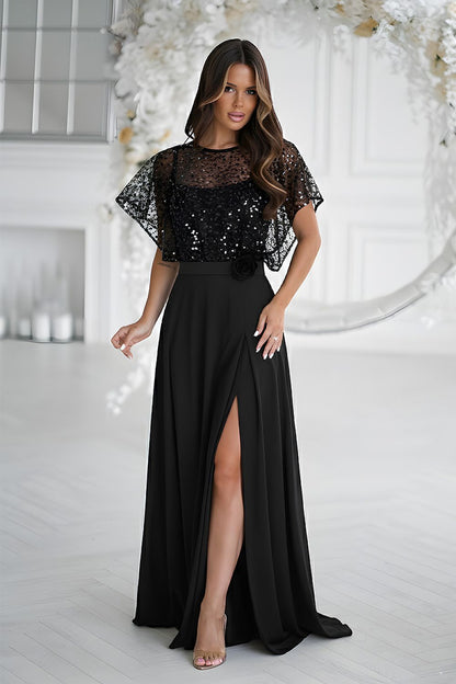 Long dress model 219685 Bicotone - ELEMODA
