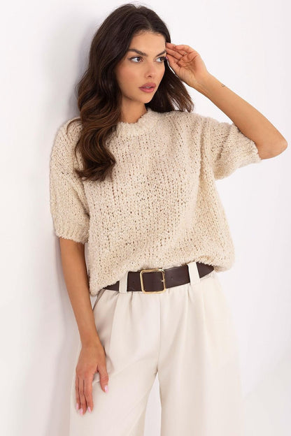 Short sleeve sweater model 206942 Italy Moda - ELEMODA